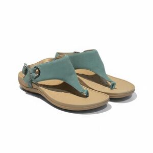 Vionic Jolie Teal and Tan Women's Sandals size 9